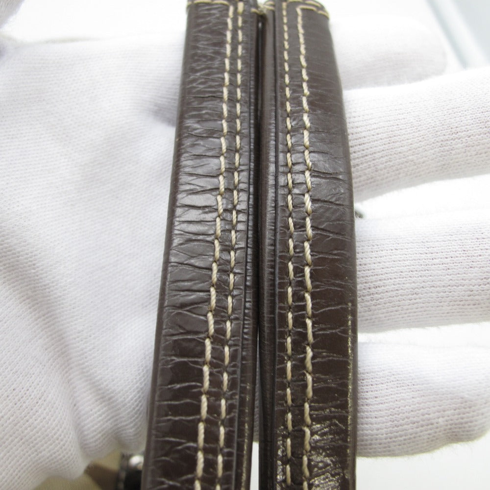 COACH コーチ ショルダーバッグ ハンドバッグ ナイロン シグネチャー ブラウン ベージュ レディース F15112