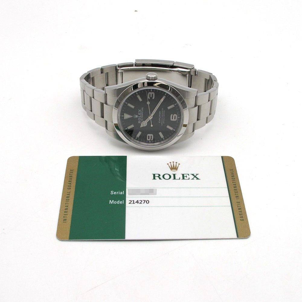 ROLEX ロレックス 腕時計 エクスプローラー 1 Ref.214270 ランダム番 後期 自動巻き EXPLORER