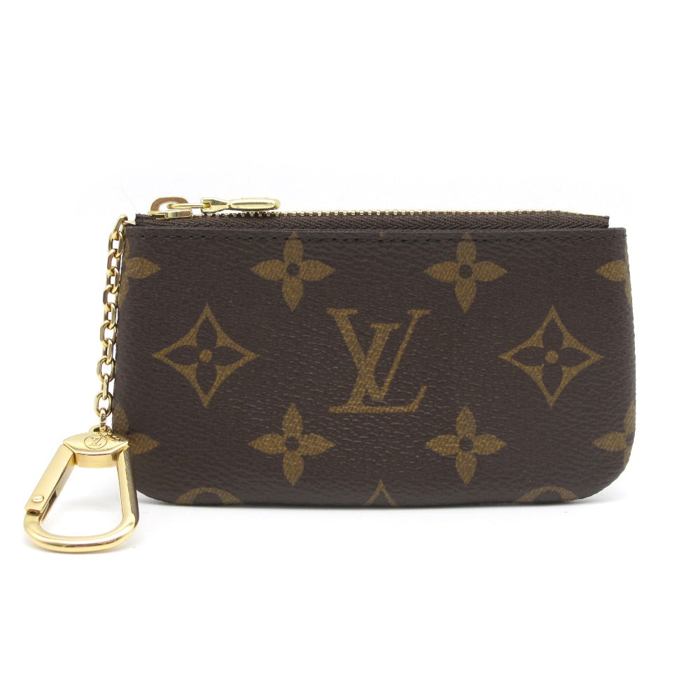 LOUIS VUITTON ルイ・ヴィトン ポシェット クレ モノグラム M62650 キーケース キーリング キーフック コインケース 小銭入れ 小物ケース PVC レザー ブラウン 未使用品