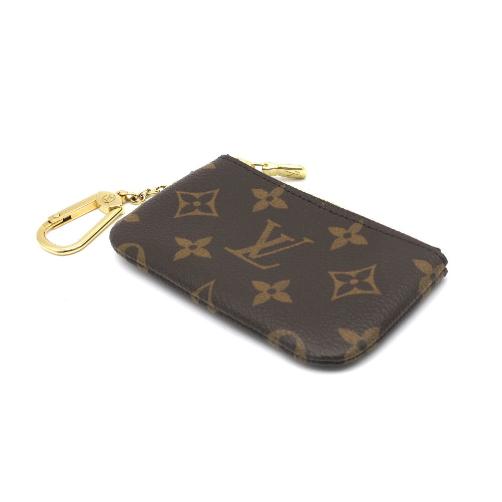 LOUIS VUITTON ルイ・ヴィトン ポシェット クレ モノグラム M62650 キーケース キーリング キーフック コインケース 小銭入れ 小物ケース PVC レザー ブラウン 未使用品