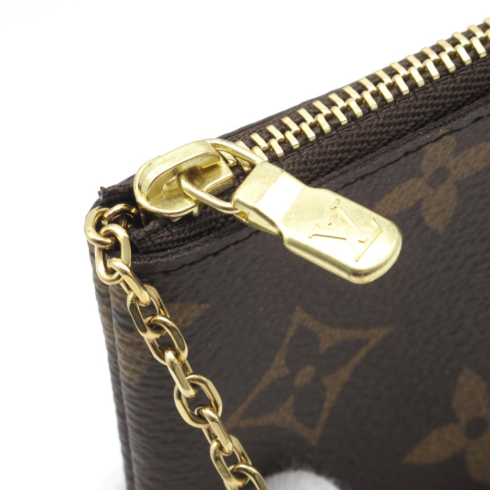 LOUIS VUITTON ルイ・ヴィトン ポシェット クレ モノグラム M62650 キーケース キーリング キーフック コインケース 小銭入れ 小物ケース PVC レザー ブラウン 未使用品