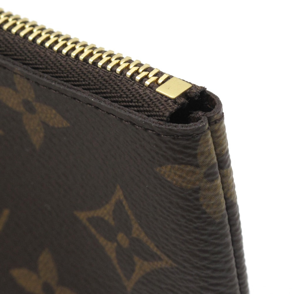 LOUIS VUITTON ルイ・ヴィトン ポシェット クレ モノグラム M62650 キーケース キーリング キーフック コインケース 小銭入れ 小物ケース PVC レザー ブラウン 未使用品