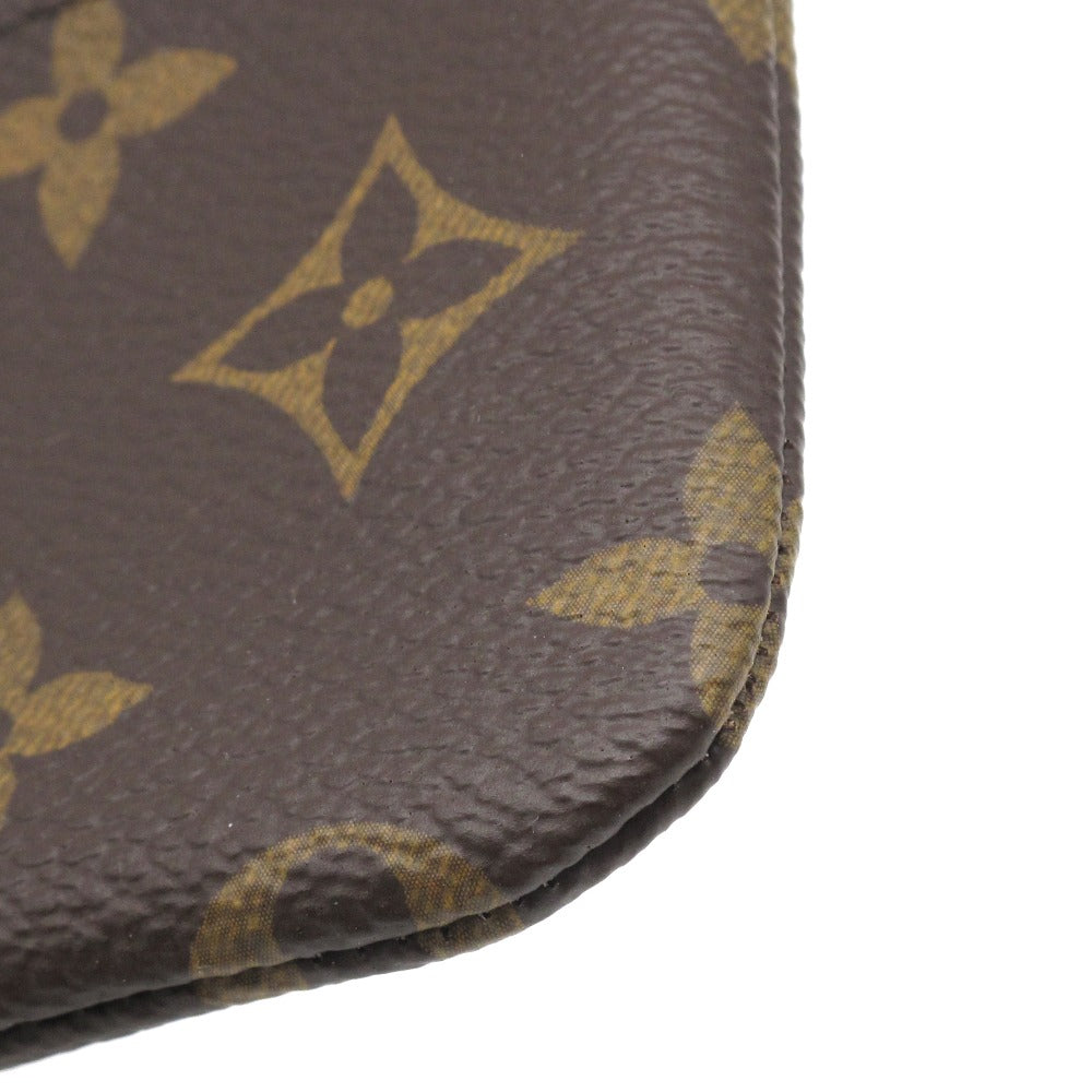 LOUIS VUITTON ルイ・ヴィトン ポシェット クレ モノグラム M62650 キーケース キーリング キーフック コインケース 小銭入れ 小物ケース PVC レザー ブラウン 未使用品
