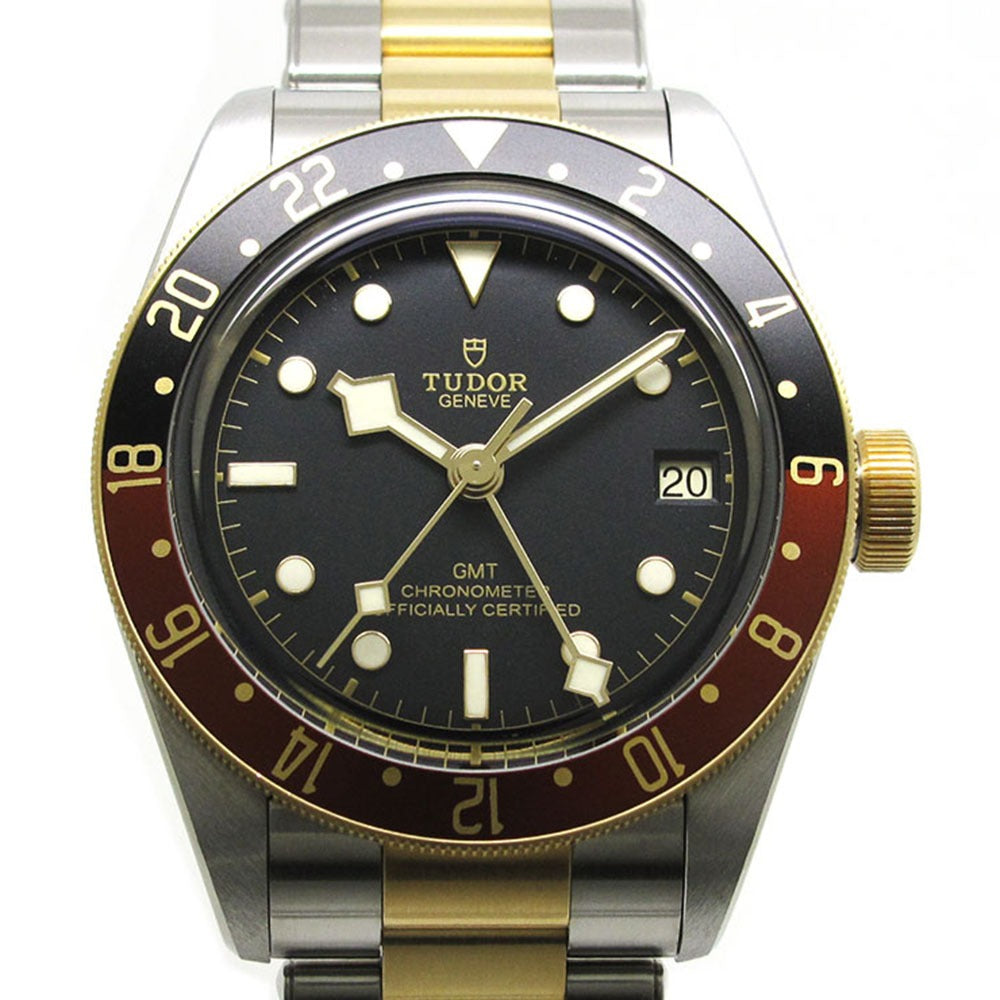 TUDOR チュードル 腕時計 ブラックベイ GMT S&G 79833MN M79833MN-0001 自動巻き HERITAGE BLACK BAY