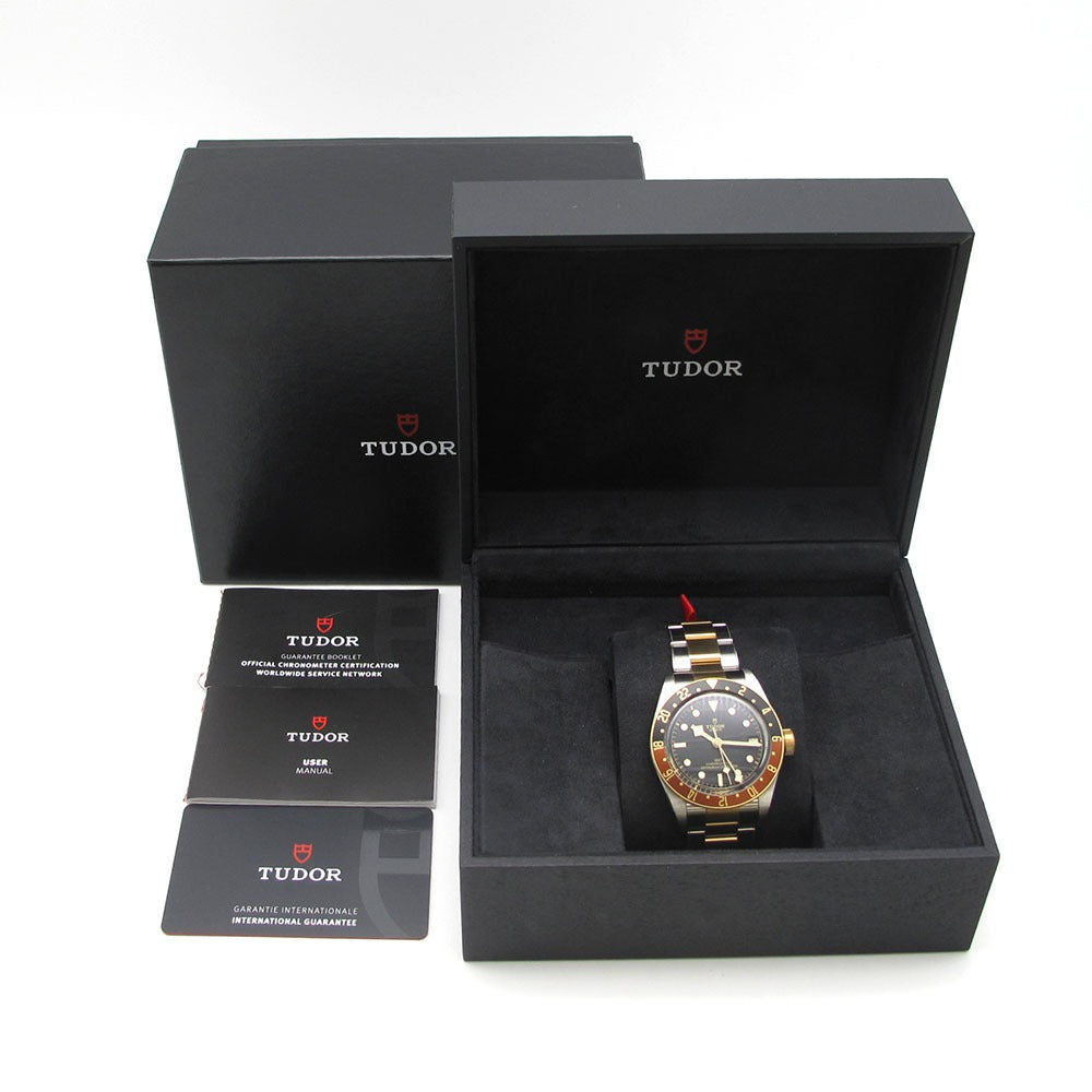 TUDOR チュードル 腕時計 ブラックベイ GMT S&G 79833MN M79833MN-0001 自動巻き HERITAGE BLACK BAY