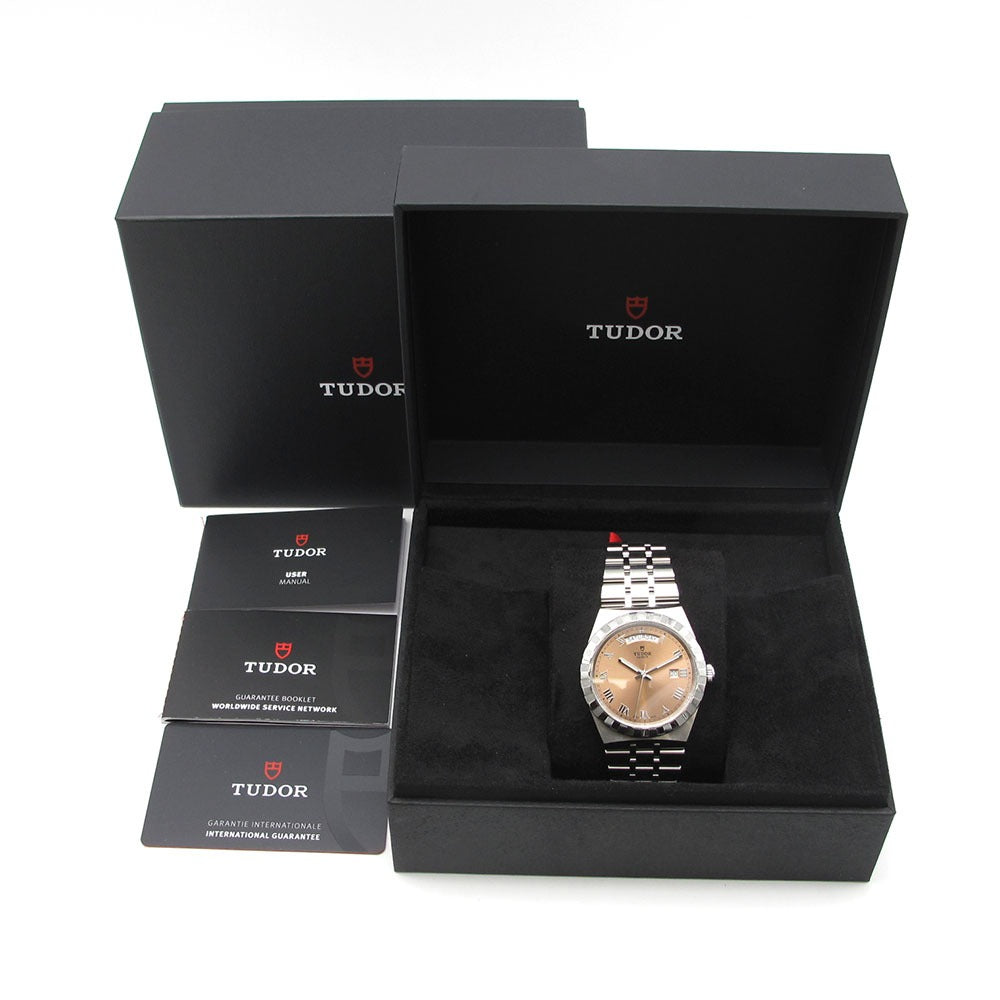 TUDOR チュードル 腕時計 ロイヤル 28600 M28600-0009 41mm サーモンピンク 自動巻き 未使用品