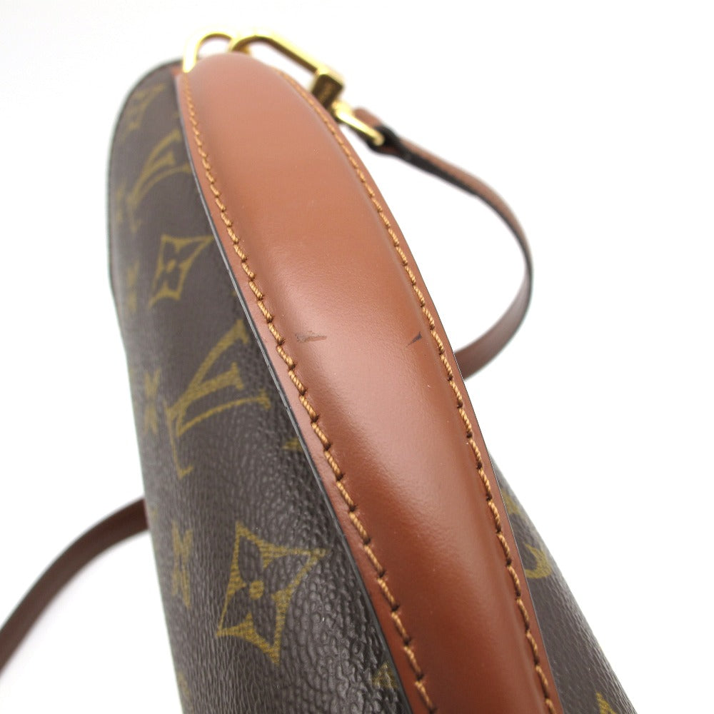 LOUIS VUITTON ルイ・ヴィトン モンソー 28 モノグラム M51185 2WAY ショルダーバッグ ハンドバッグ 鍵付き PVC レザー ブラウン