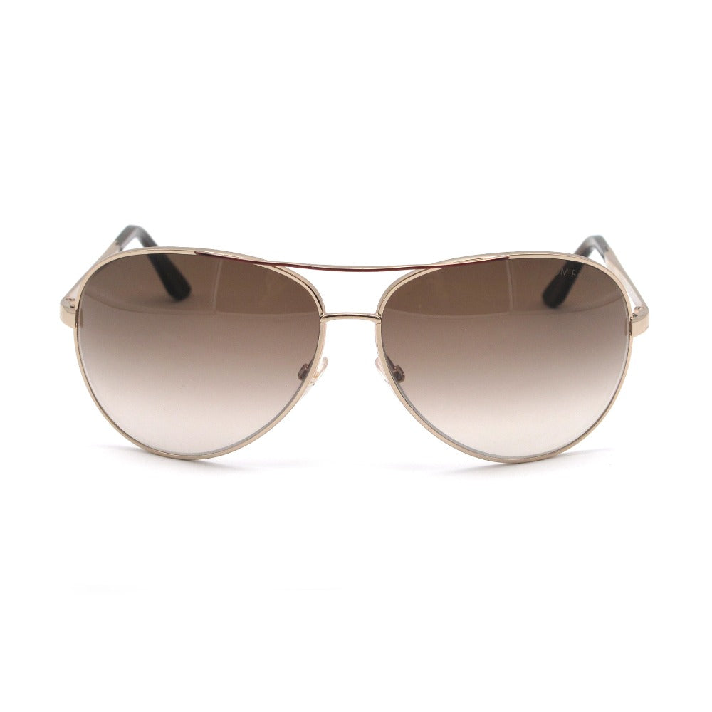 TOM FORD トムフォード Charles チャールズ TF35 722 ティアドロップ サングラス 62 12 130 メタル ブラウン グラデーション 眼鏡 アイウェア