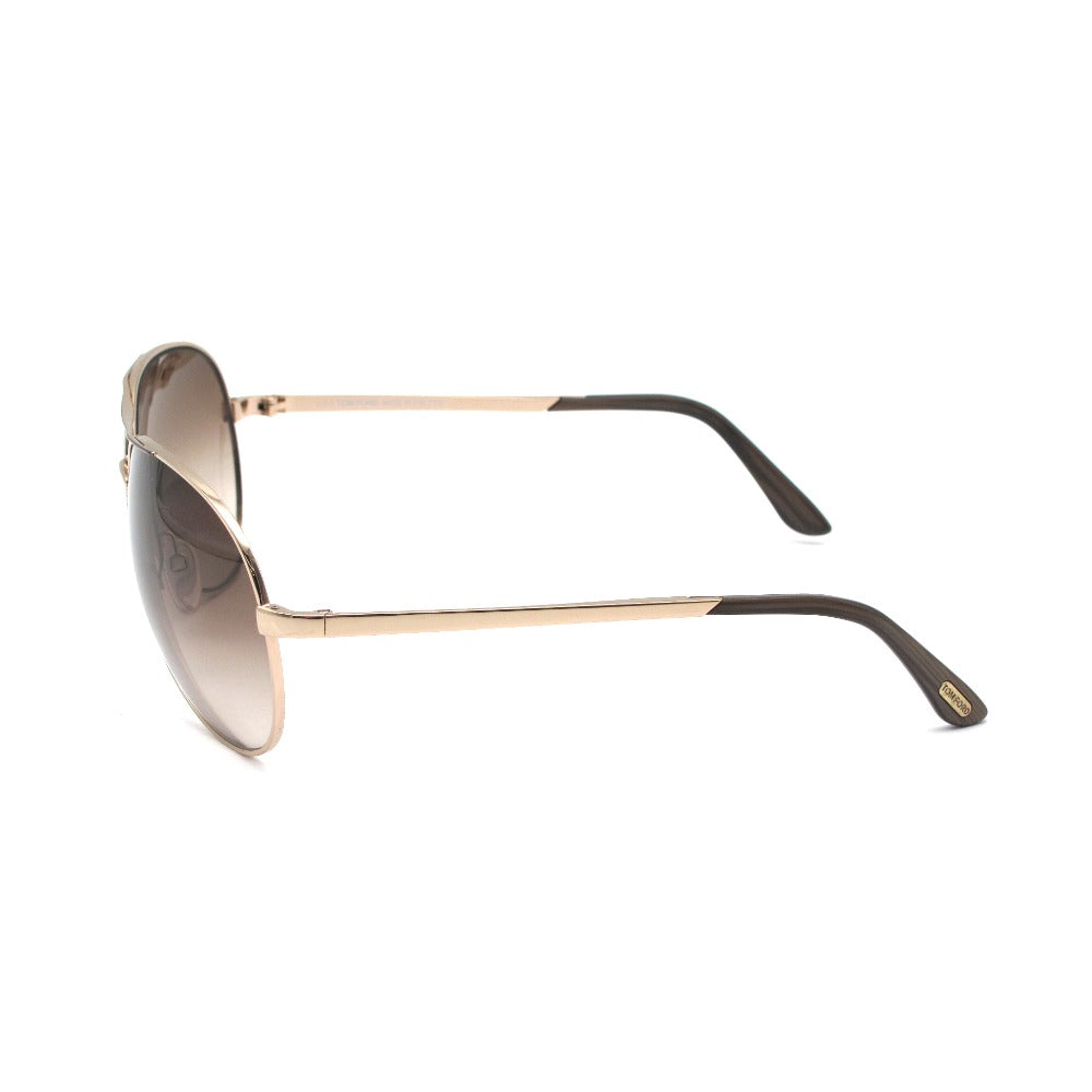 TOM FORD トムフォード Charles チャールズ TF35 722 ティアドロップ サングラス 62 12 130 メタル ブラウン グラデーション 眼鏡 アイウェア