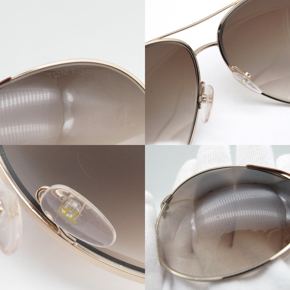 TOM FORD トムフォード Charles チャールズ TF35 722 ティアドロップ サングラス 62 12 130 メタル ブラウン グラデーション 眼鏡 アイウェア