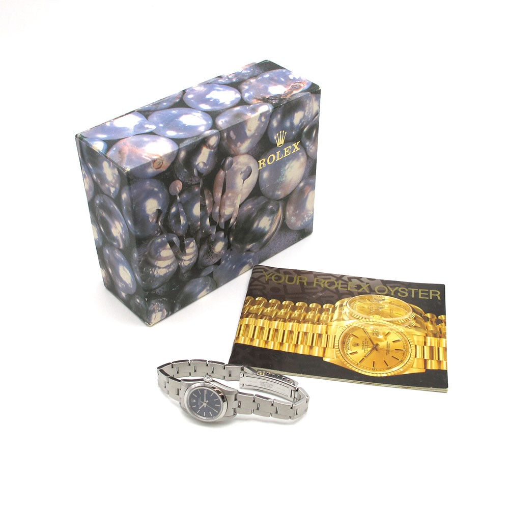 ROLEX ロレックス 腕時計 オイスター パーペチュアル Ref.76080 A番 ブルー文字盤 自動巻き OYSTER PERPETUAL