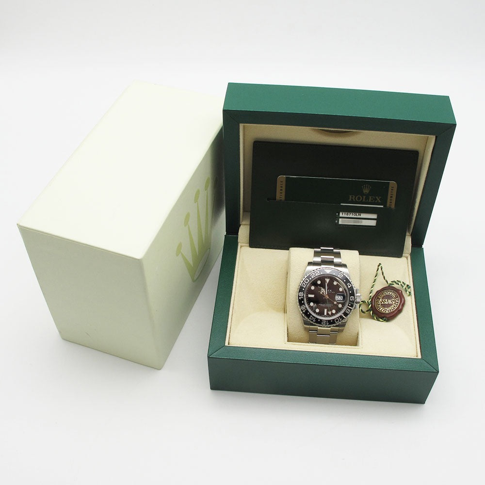 ROLEX ロレックス 腕時計 GMTマスター2 Ref.116710LN ランダム番 自動巻き GMT MASTER 美品