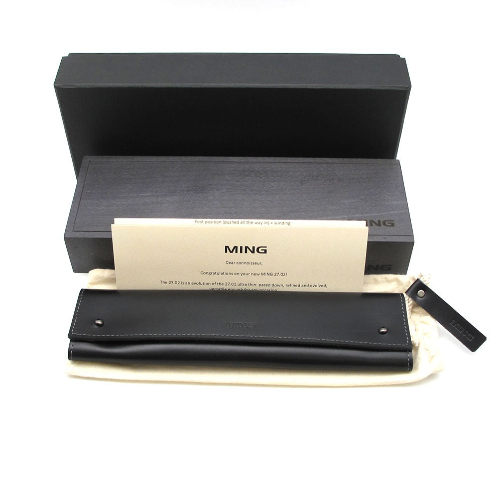 腕時計 MING ミン 27.02 ULTRA THIN サファイアブルーダイヤル 世界限定200本 手巻き