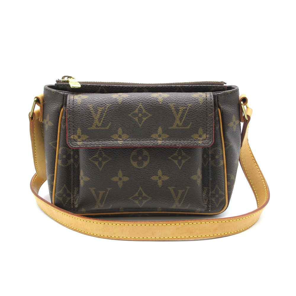 LOUIS VUITTON ルイ・ヴィトン ヴィバシテPM モノグラム M51165 ショルダーバッグ 斜め掛け クロスボディ ポシェット PVC レザー ブラウン レディース