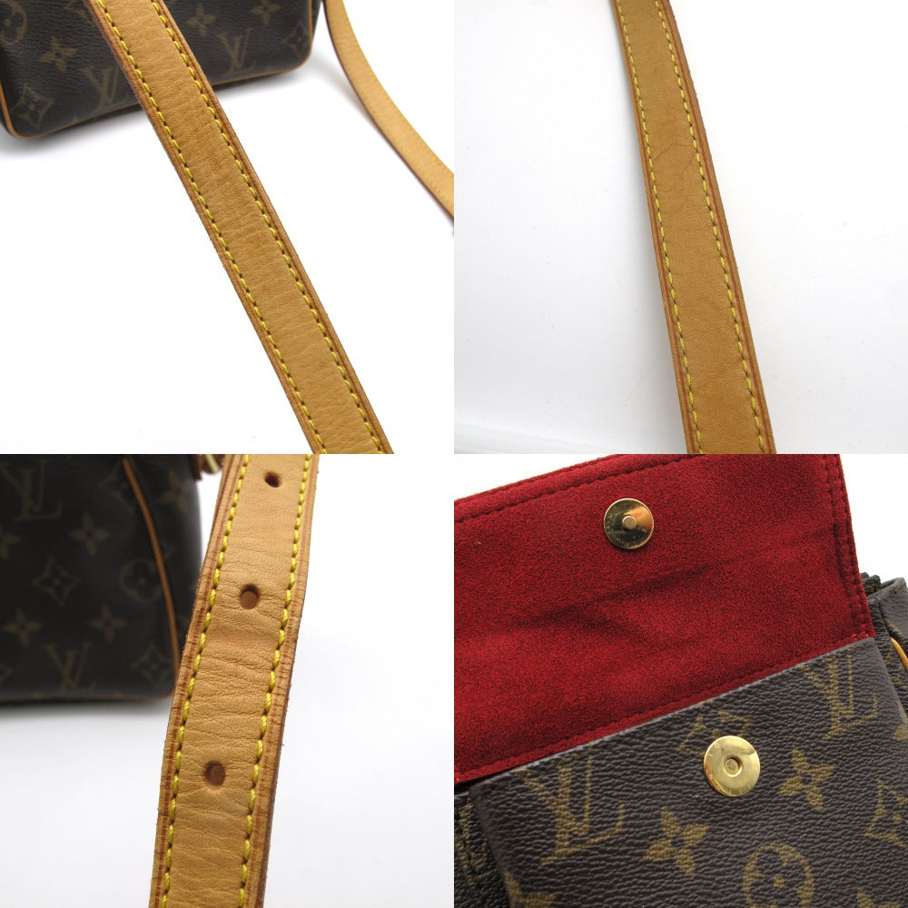 LOUIS VUITTON ルイ・ヴィトン ヴィバシテPM モノグラム M51165 ショルダーバッグ 斜め掛け クロスボディ ポシェット PVC レザー ブラウン レディース