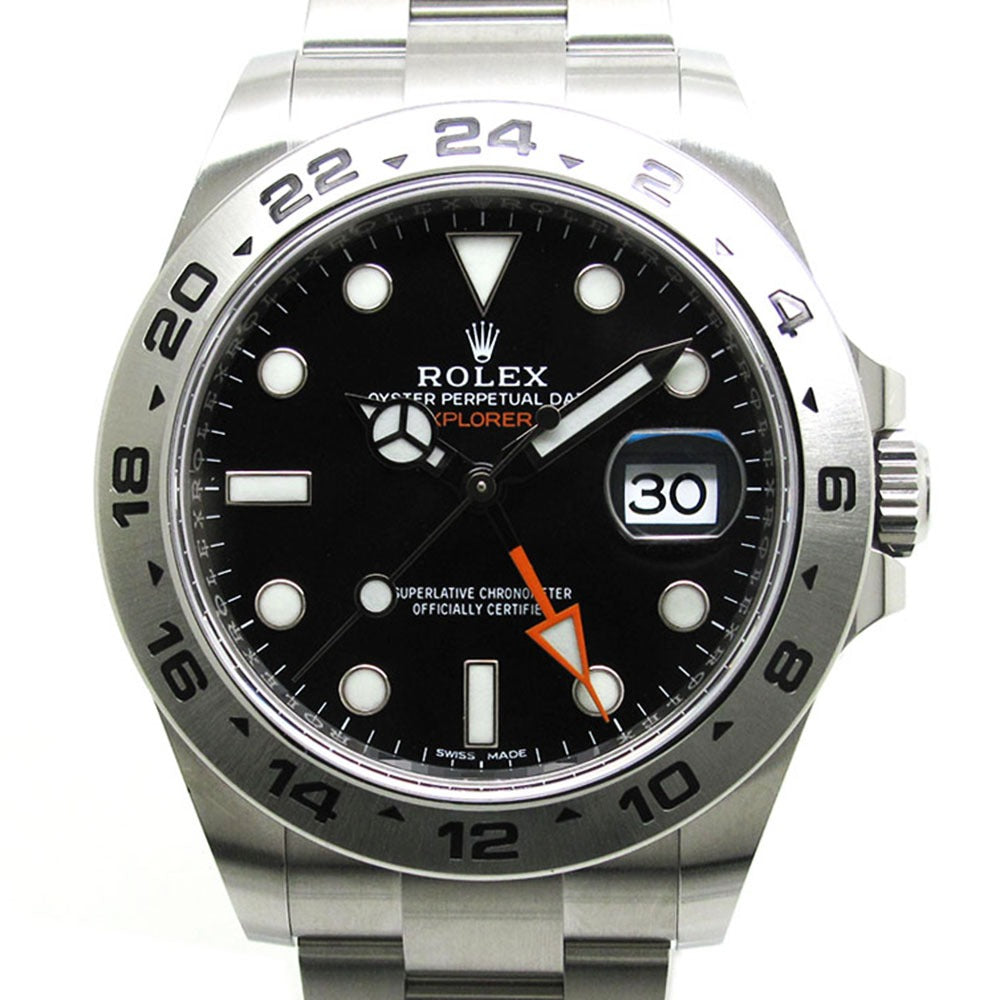 ROLEX ロレックス 腕時計 エクスプローラー2 Ref.216570 ランダム番 黒文字盤 自動巻き EXPLORER