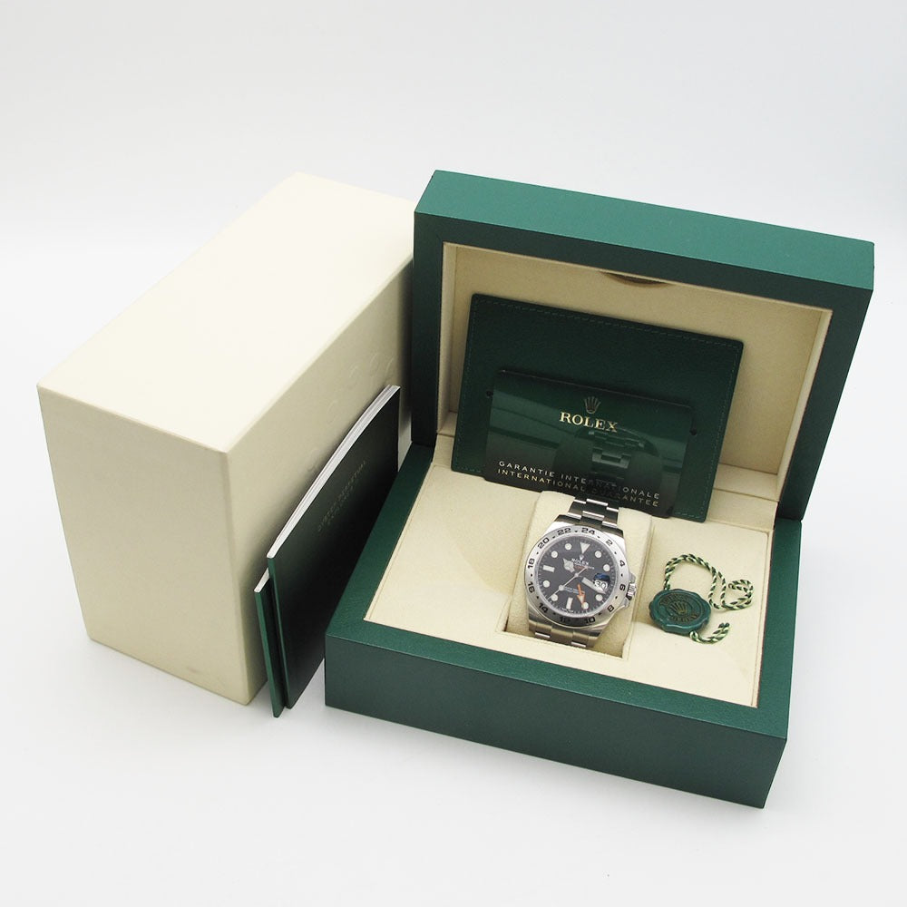 ROLEX ロレックス 腕時計 エクスプローラー2 Ref.216570 ランダム番 黒文字盤 自動巻き EXPLORER