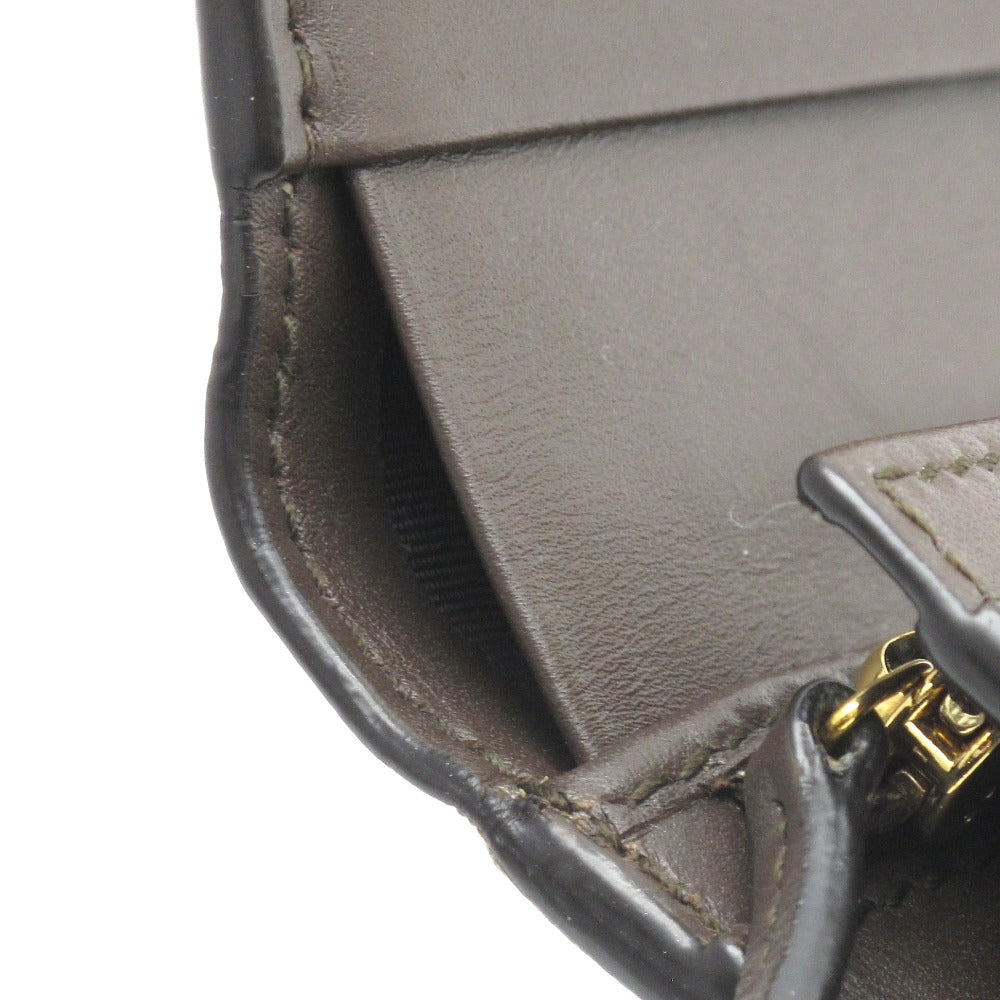 GUCCI グッチ GGスプリーム コンパクトウォレット 二つ折り財布 ミニ財布 508757 コーティングキャンバス レザー ベージュ ブラウン