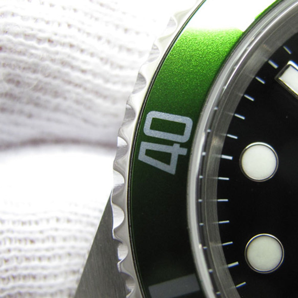ROLEX ロレックス 腕時計 サブマリーナ デイト グリーン Ref.16610LV F番 ビッグスイス ファット4 SUBMARINER