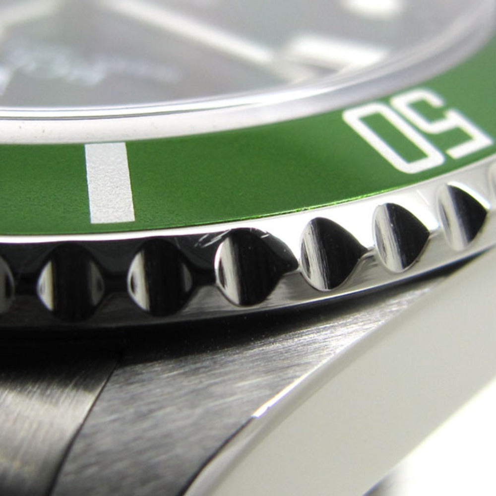 ROLEX ロレックス 腕時計 サブマリーナ デイト グリーン Ref.16610LV F番 ビッグスイス ファット4 SUBMARINER