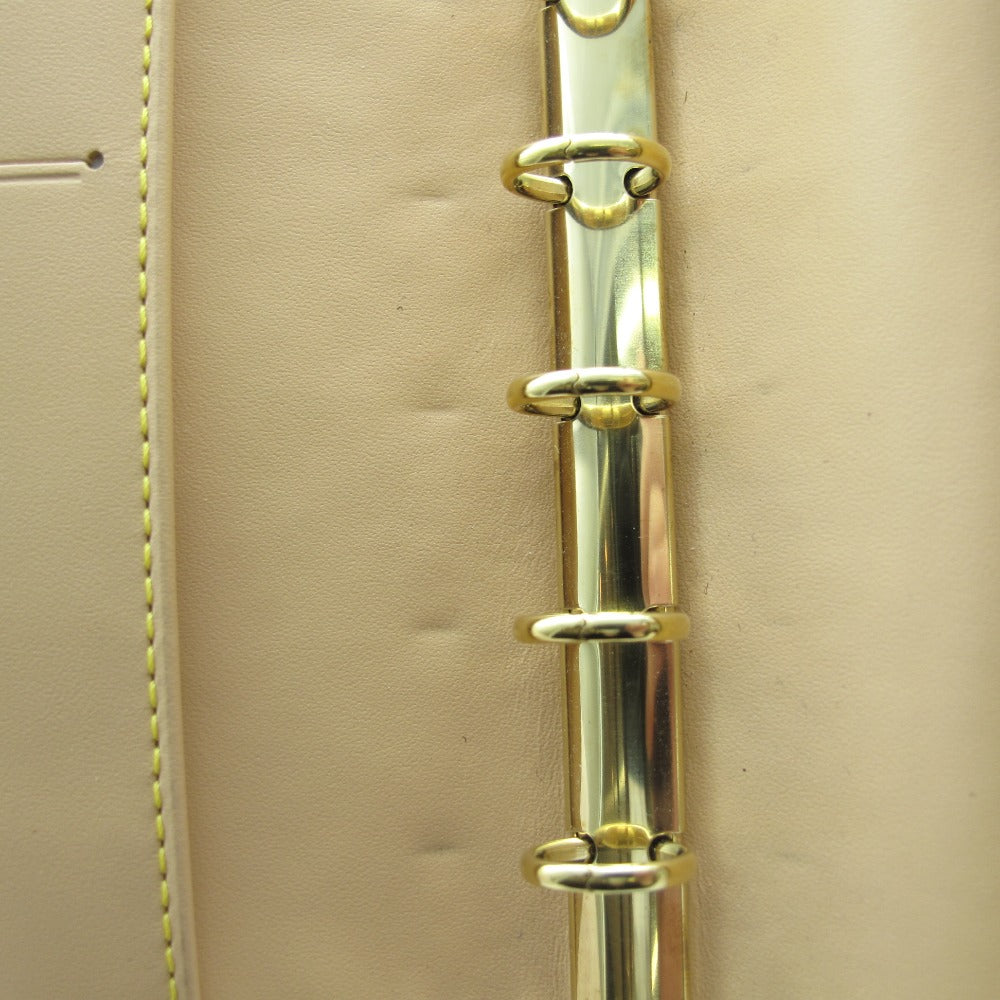 LOUIS VUITTON ルイ・ヴィトン アジェンダPM モノグラムマルチカラー ブロン R20896 手帳カバー 6穴 システム手帳 PVC レザー ホワイト