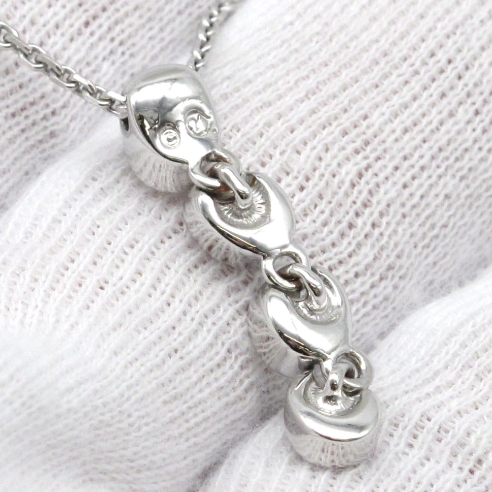 SWAROVSKI スワロフスキー ネックレス 4ストーン スイング ペンダント クリスタル メッキ アクセサリー ジュエリー 美品