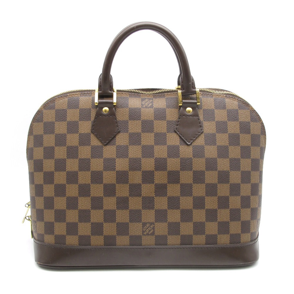 LOUIS VUITTON ルイ・ヴィトン ハンドバッグ アルマ PVC レザー ブラウン レディース ダミエ N51131