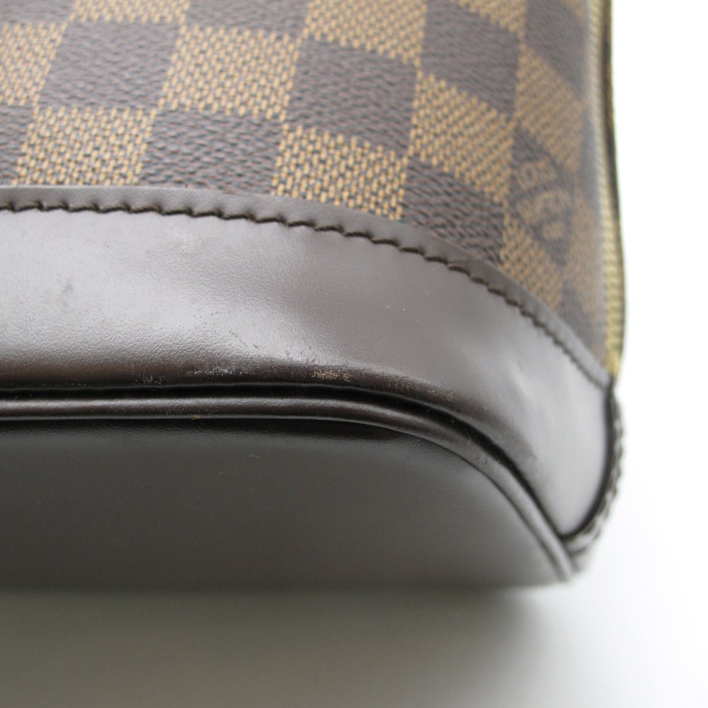 LOUIS VUITTON ルイ・ヴィトン ハンドバッグ アルマ PVC レザー ブラウン レディース ダミエ N51131