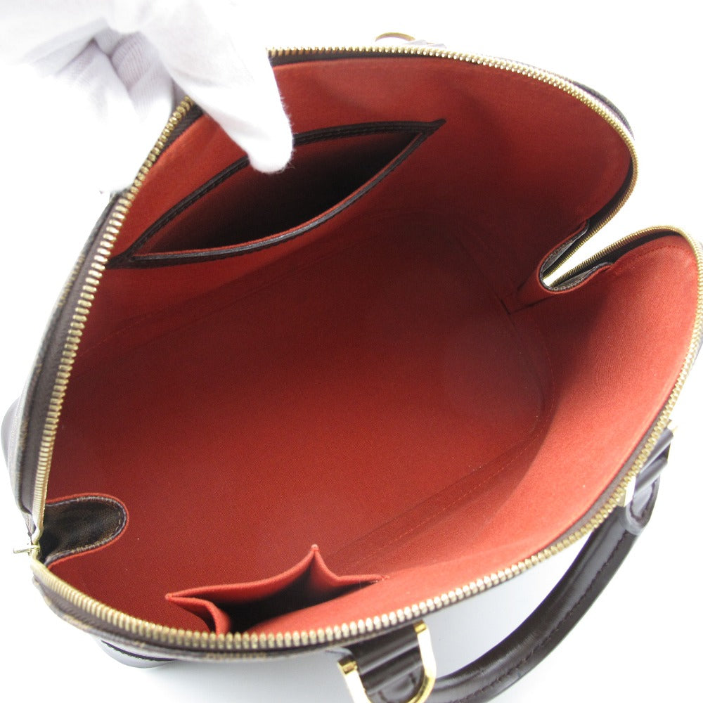 LOUIS VUITTON ルイ・ヴィトン ハンドバッグ アルマ PVC レザー ブラウン レディース ダミエ N51131
