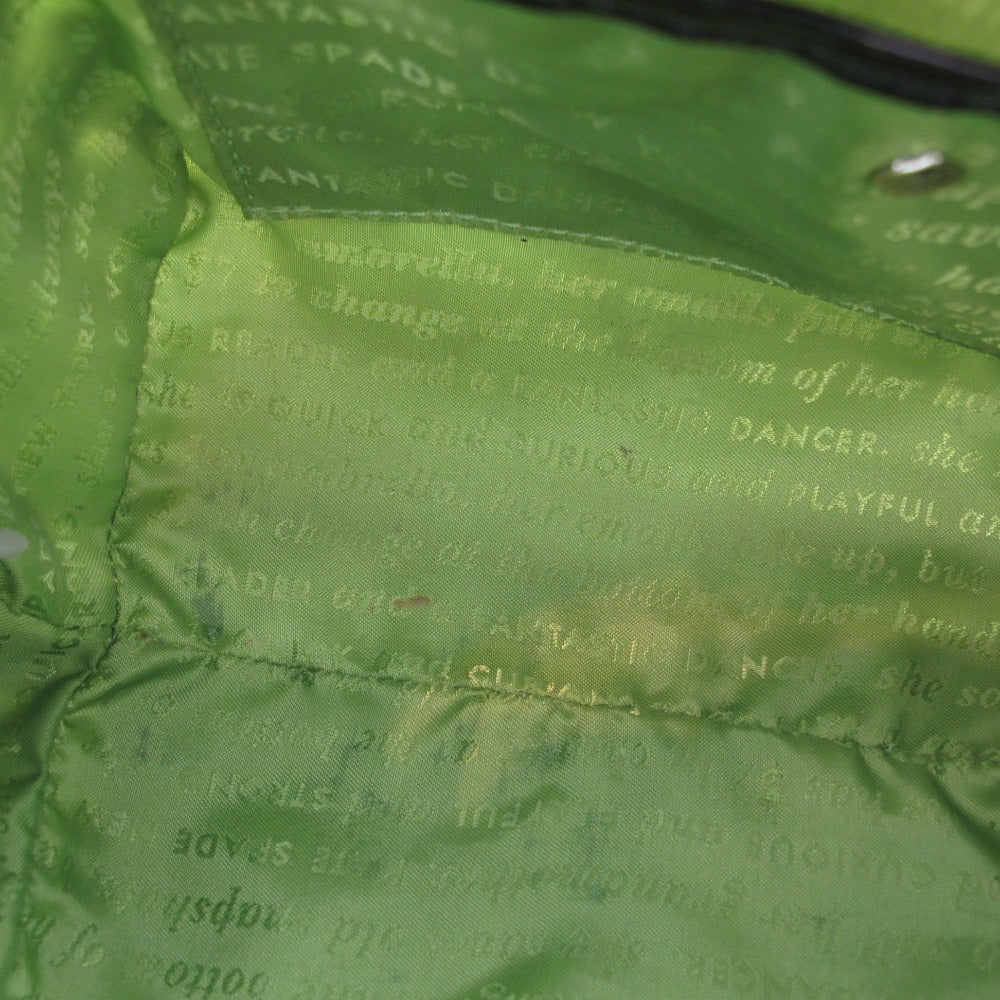 Kate Spade ケイトスペード ハンドバッグ トート リボン レオパード 豹 アニマル ナイロン レディース PXRU2696