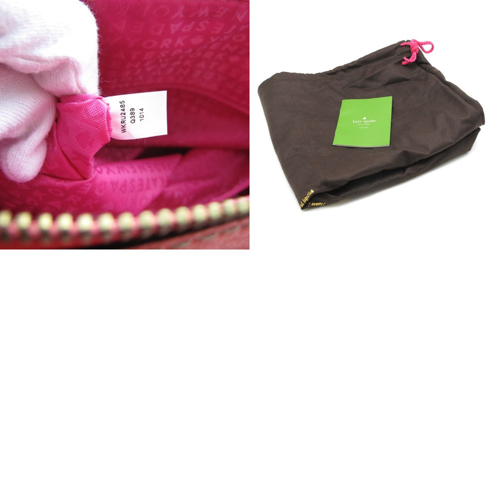 Kate Spade ケイトスペード ハンドバッグ 2WAY ショルダーバッグ 斜め掛け クロスボディ 蛍光 ピンク レディース WKRU2485 美品