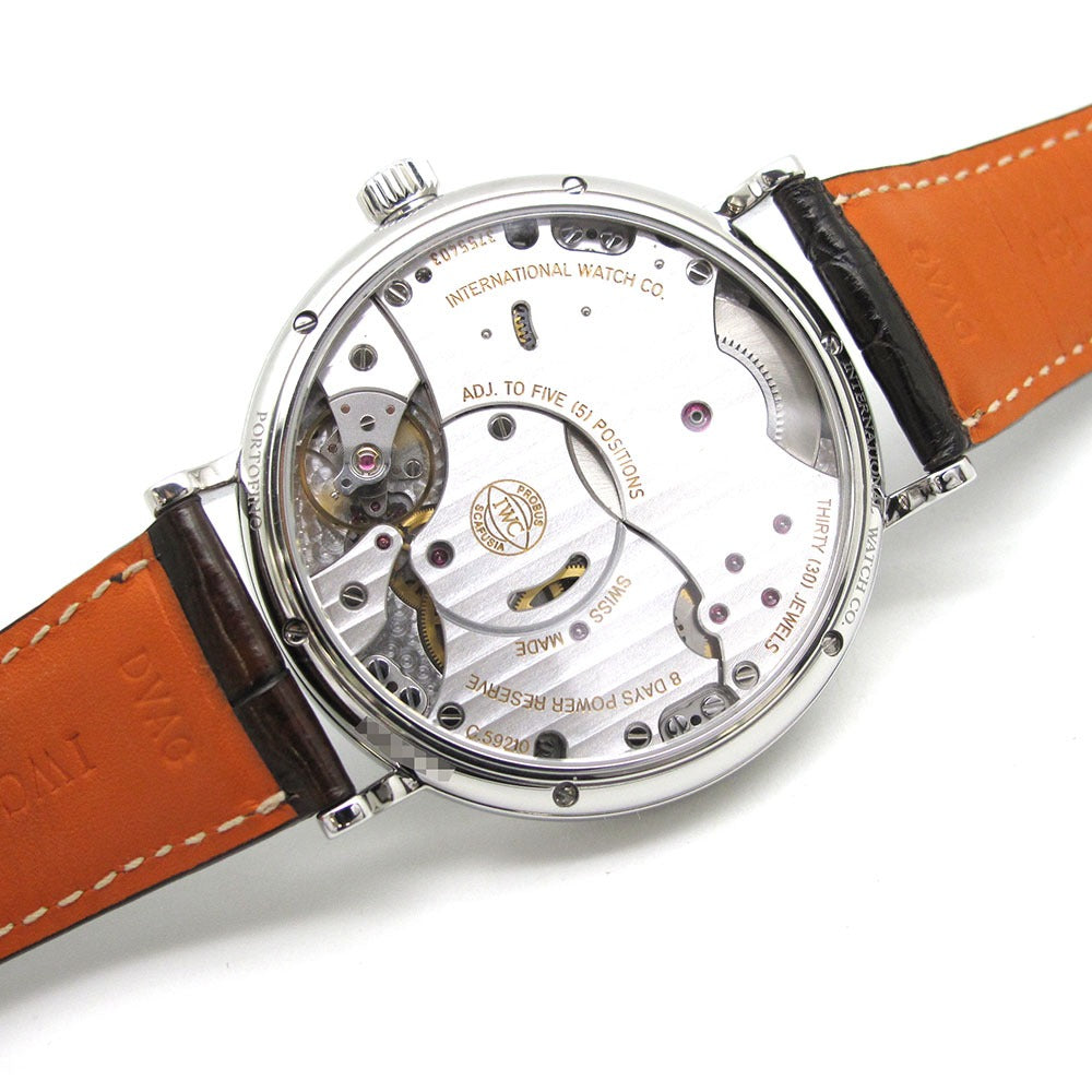 IWC SCHAFFHAUSEN アイダブリューシー シャフハウゼン 腕時計 ポートフィノ ハンドワインド 8デイス IW510102 手巻き PORTOFINO 美品