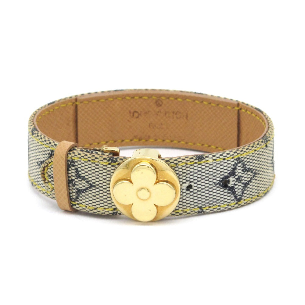 LOUIS VUITTON ルイ・ヴィトン ブレスレット ブラスレ ヴ― グッドラックブレス バングル アクセサリー キャンバス レザー レディース モノグラム ミニ M64540