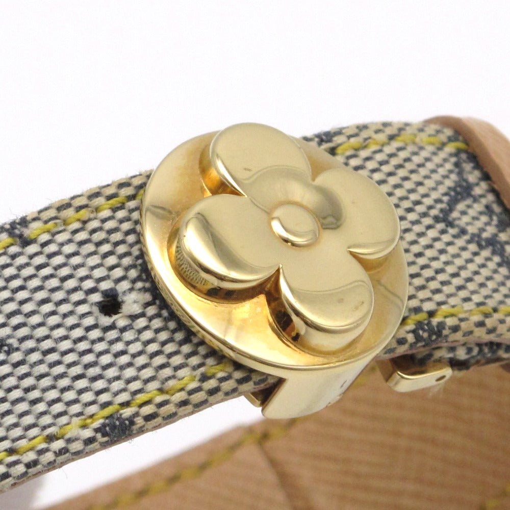 LOUIS VUITTON ルイ・ヴィトン ブレスレット ブラスレ ヴ― グッドラックブレス バングル アクセサリー キャンバス レザー レディース モノグラム ミニ M64540