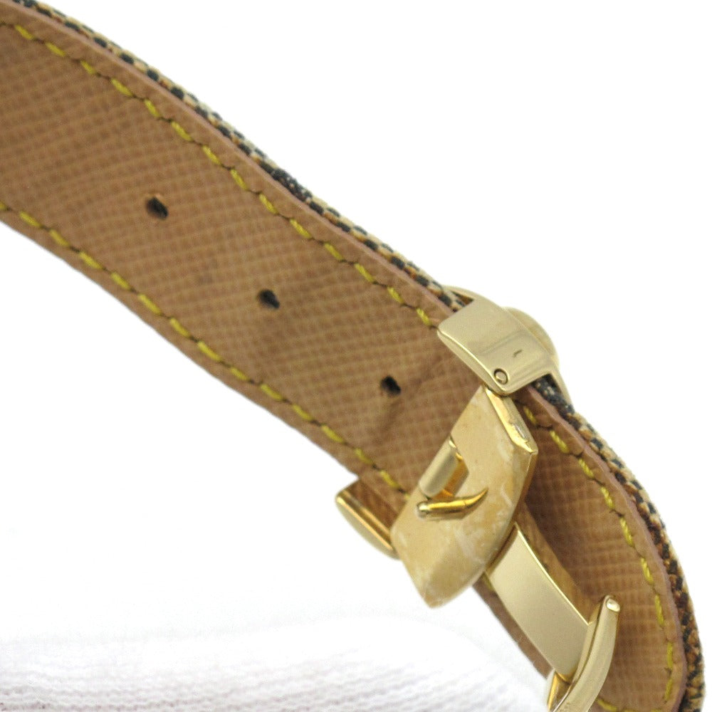 LOUIS VUITTON ルイ・ヴィトン ブレスレット ブラスレ ヴ― グッドラックブレス バングル アクセサリー キャンバス レザー レディース モノグラム ミニ M64540