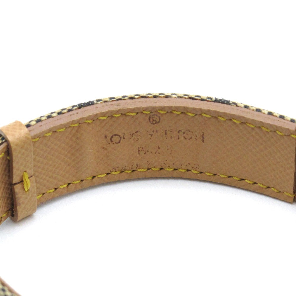 LOUIS VUITTON ルイ・ヴィトン ブレスレット ブラスレ ヴ― グッドラックブレス バングル アクセサリー キャンバス レザー レディース モノグラム ミニ M64540