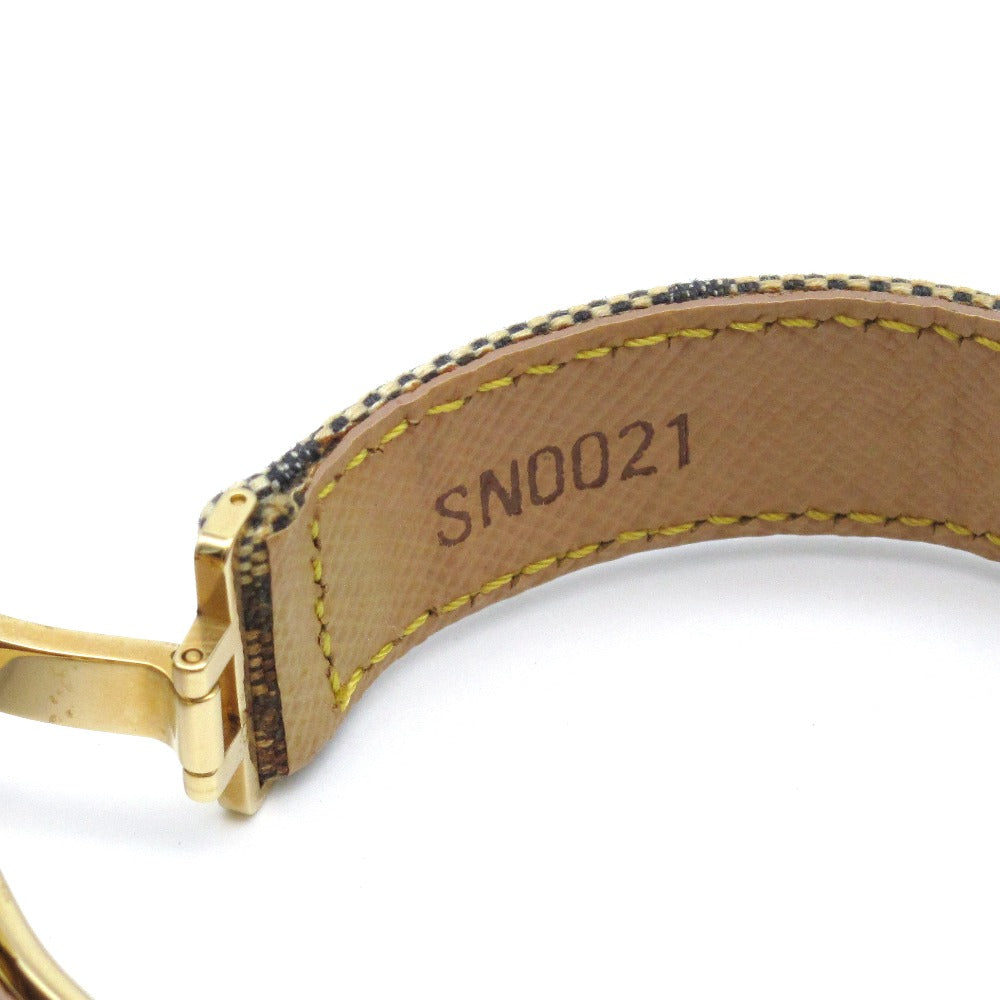 LOUIS VUITTON ルイ・ヴィトン ブレスレット ブラスレ ヴ― グッドラックブレス バングル アクセサリー キャンバス レザー レディース モノグラム ミニ M64540