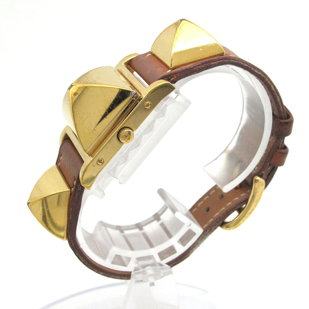 HERMES エルメス 腕時計 メドール クォーツ レディース