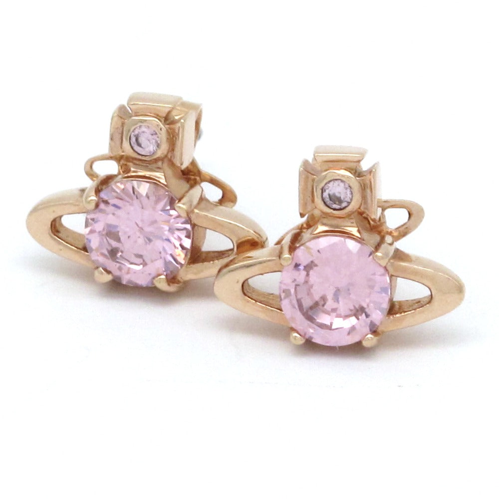 Vivienne Westwood ヴィヴィアン・ウエストウッド ピアス オーブ ピンク ピンクゴールド Reina レイナ アクセサリー 62010070-G109 美品