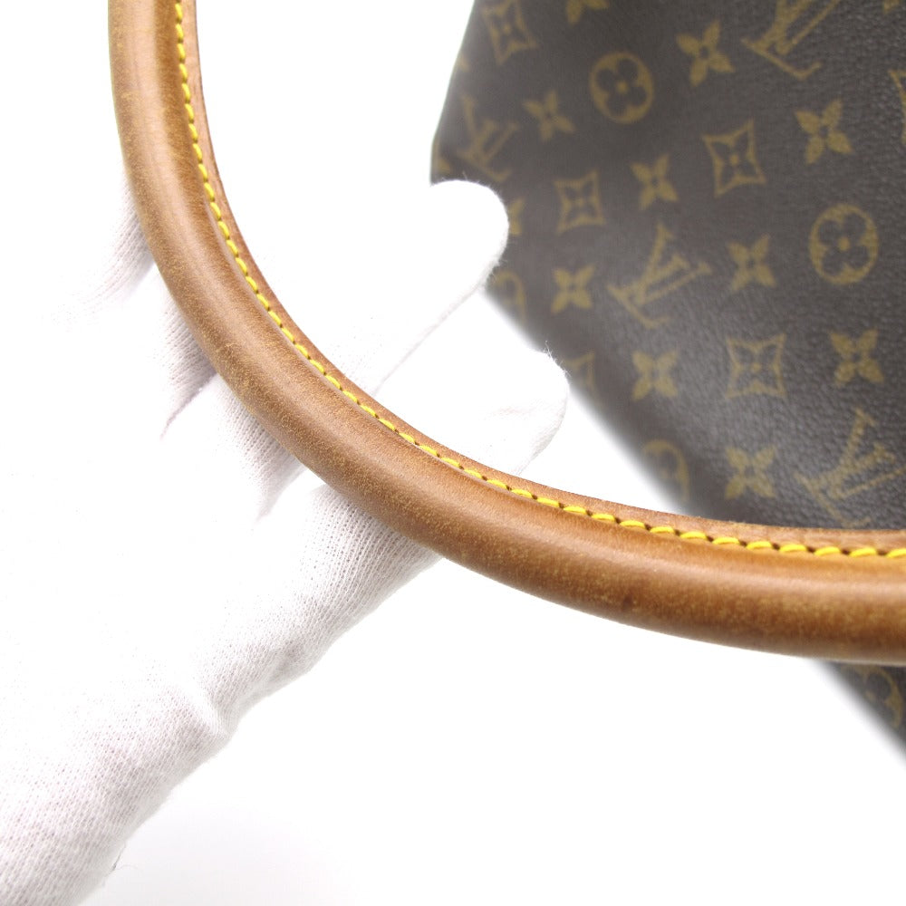 LOUIS VUITTON ルイ・ヴィトン ルーピングGM モノグラム M51145 ショルダーバッグ ワンショルダー 肩掛け PVC レザー ブラウン レディース