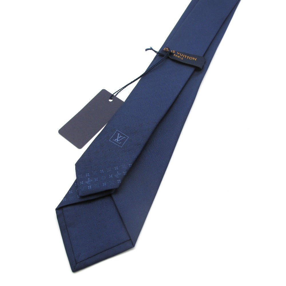 LOUIS VUITTON ルイ・ヴィトン ネクタイ クラヴァット モノグラムグラディエント7CM マリーヌ シルク ブルー メンズ M78765 長さ148cm 未使用品