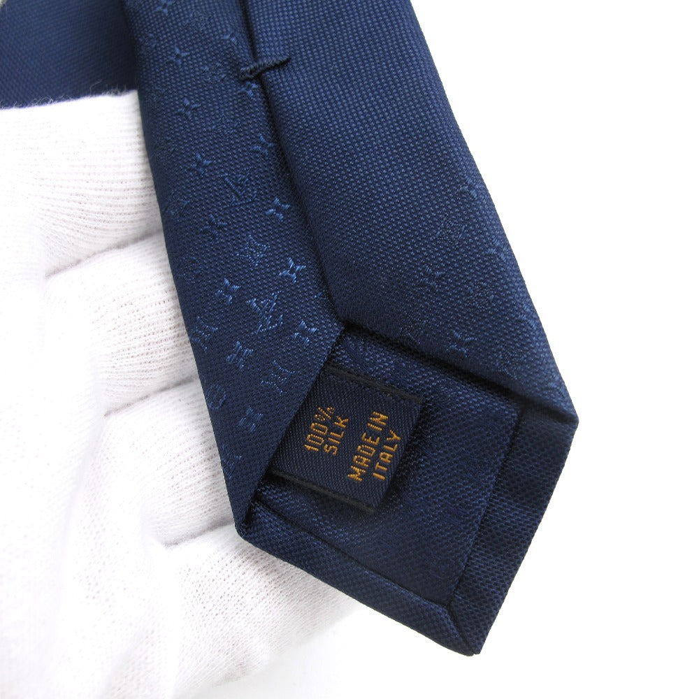 LOUIS VUITTON ルイ・ヴィトン ネクタイ クラヴァット モノグラムグラディエント7CM マリーヌ シルク ブルー メンズ M78765 長さ148cm 未使用品