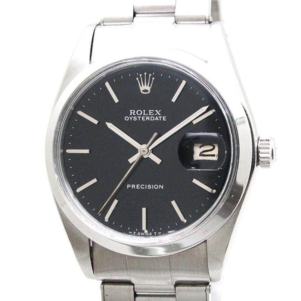 ROLEX ロレックス 腕時計 オイスター デイト Ref.6694 42番台 黒文字盤 手巻き