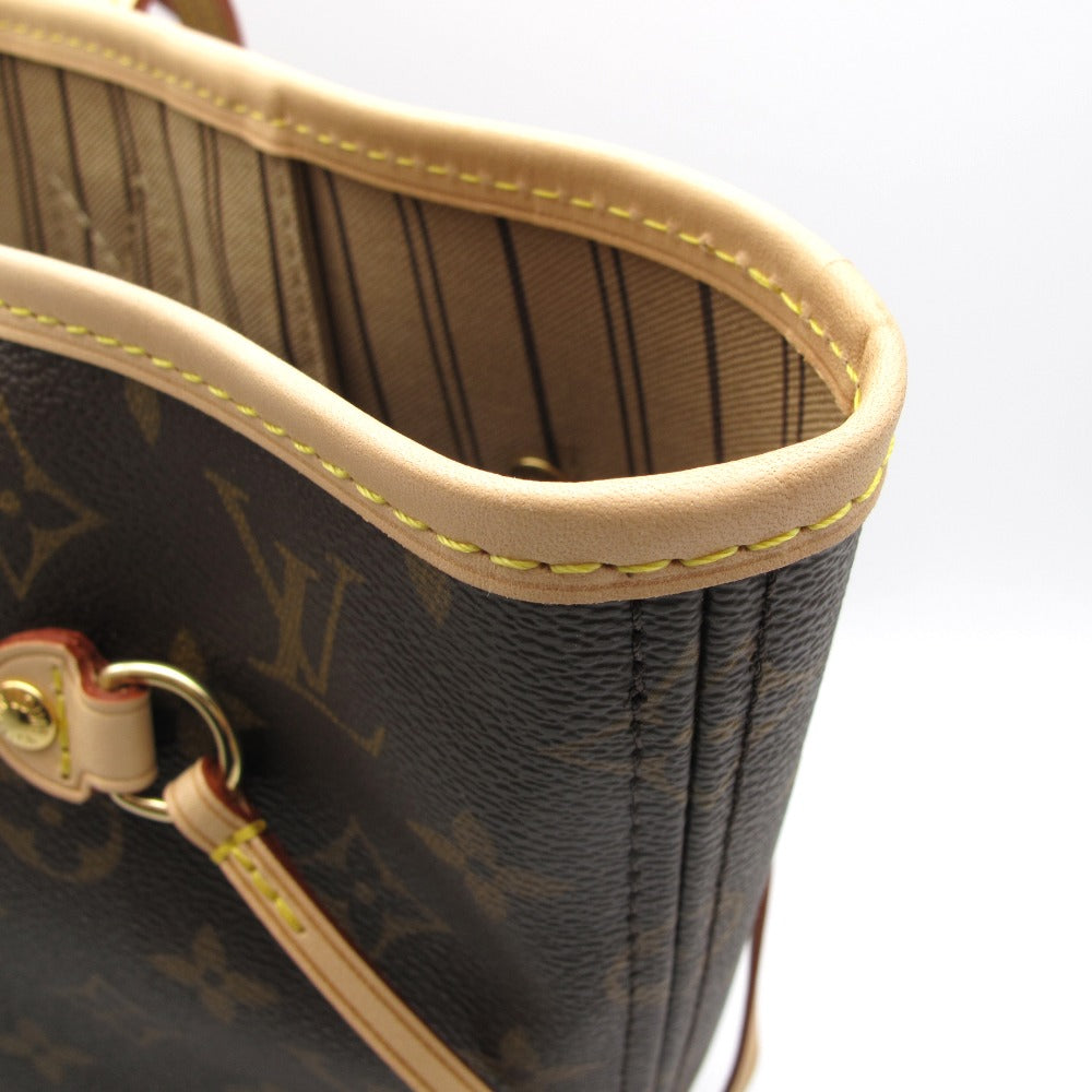 LOUIS VUITTON ルイ・ヴィトン トートバッグ ネヴァーフル MM ベージュ ショルダーバッグ ポーチ付き PVC レザー 箱付き モノグラム M40995 未使用品