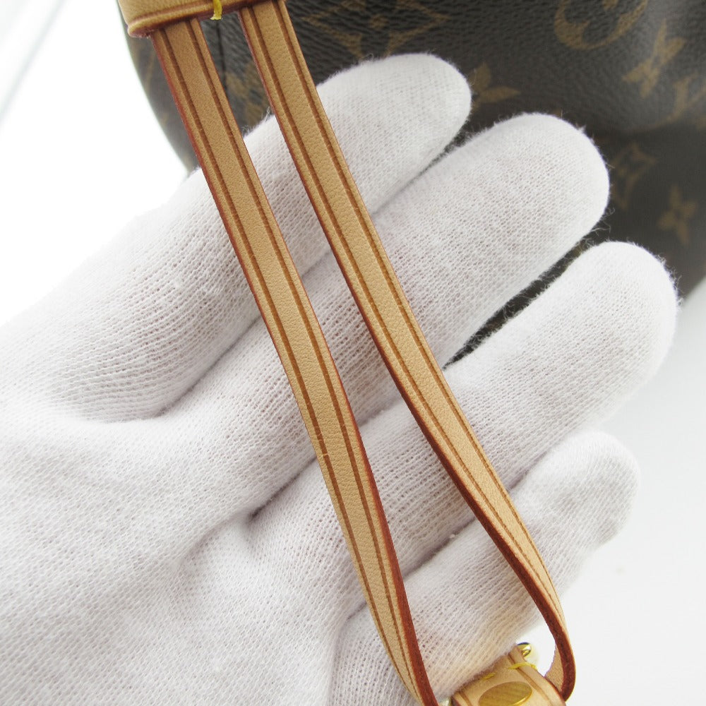 LOUIS VUITTON ルイ・ヴィトン トートバッグ ネヴァーフル MM ベージュ ショルダーバッグ ポーチ付き PVC レザー 箱付き モノグラム M40995 未使用品