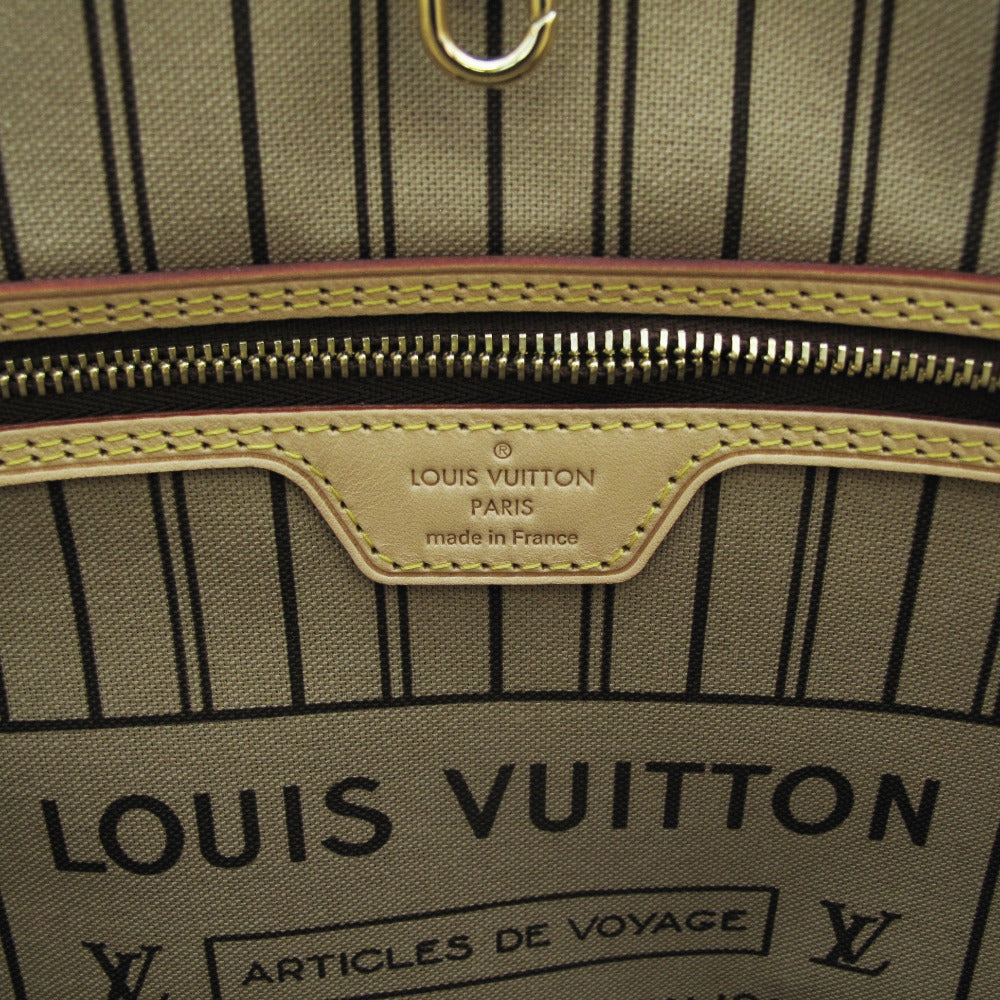 LOUIS VUITTON ルイ・ヴィトン トートバッグ ネヴァーフル MM ベージュ ショルダーバッグ ポーチ付き PVC レザー 箱付き モノグラム M40995 未使用品