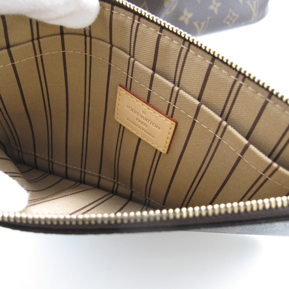 LOUIS VUITTON ルイ・ヴィトン トートバッグ ネヴァーフル MM ベージュ ショルダーバッグ ポーチ付き PVC レザー 箱付き モノグラム M40995 未使用品