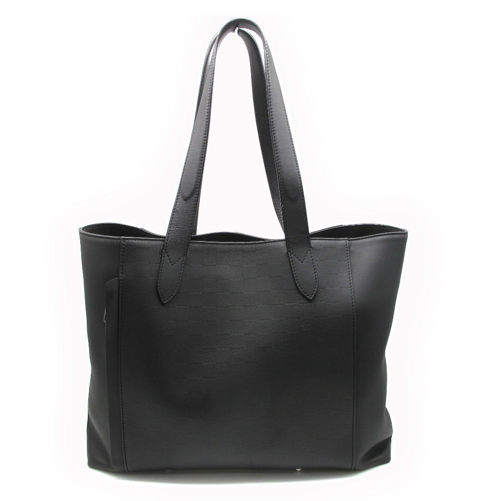 LOUIS VUITTON ルイ・ヴィトン トートバッグ カバ ヴォワヤージュ オニキス ショルダーバッグ レザー ブラック メンズ レディース ダミエ アンフィニ N41493