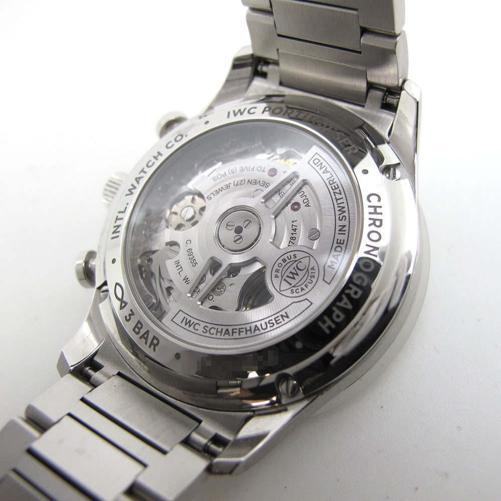 IWC SCHAFFHAUSEN アイダブリューシー シャフハウゼン 腕時計 ポルトギーゼ クロノグラフ IW371617 自動巻き PORTUGUESE 美品