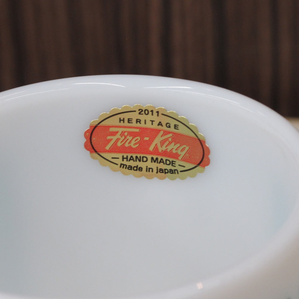Fire-King ファイヤーキング マグカップ Stuckey's スタッキーズ スタッキングマグ アドマグ 復刻版 FK0912 SS001 ブルー 箱付き 食器 雑貨 コレクション 未使用品